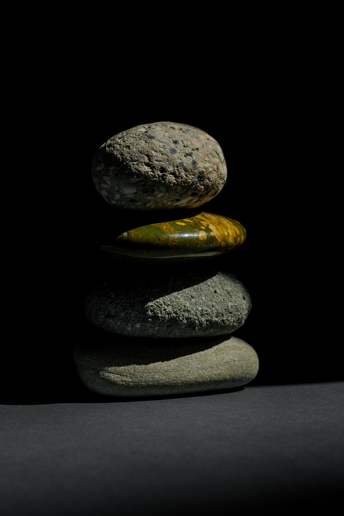 Stacks of Meditation Stones